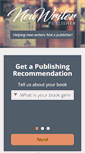 Mobile Screenshot of newwriterpublisher.com